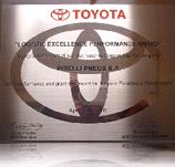 Toyota Awards Pirelli