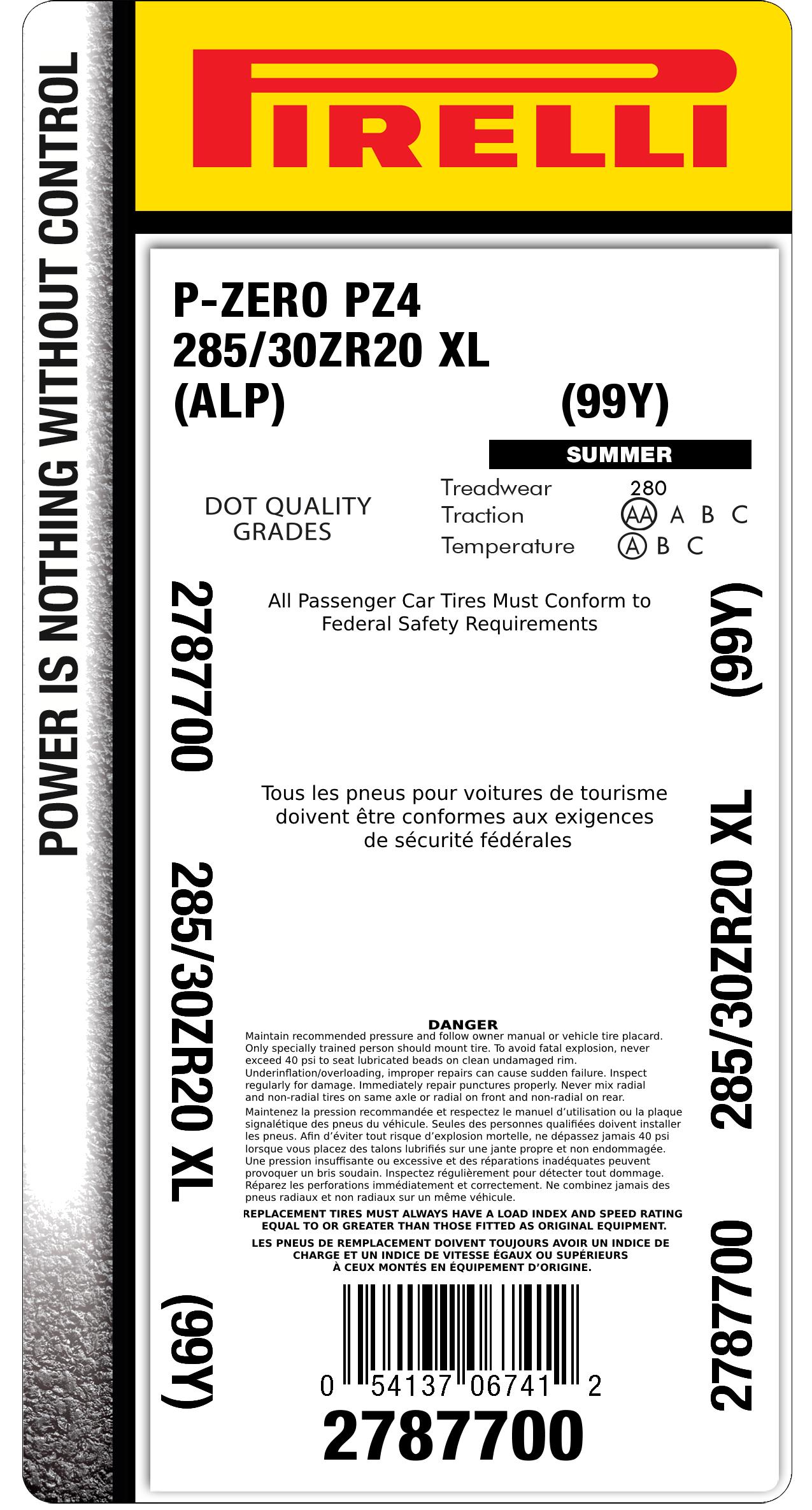 285/30r20 Size Tires: choose the best for your car | Pirelli