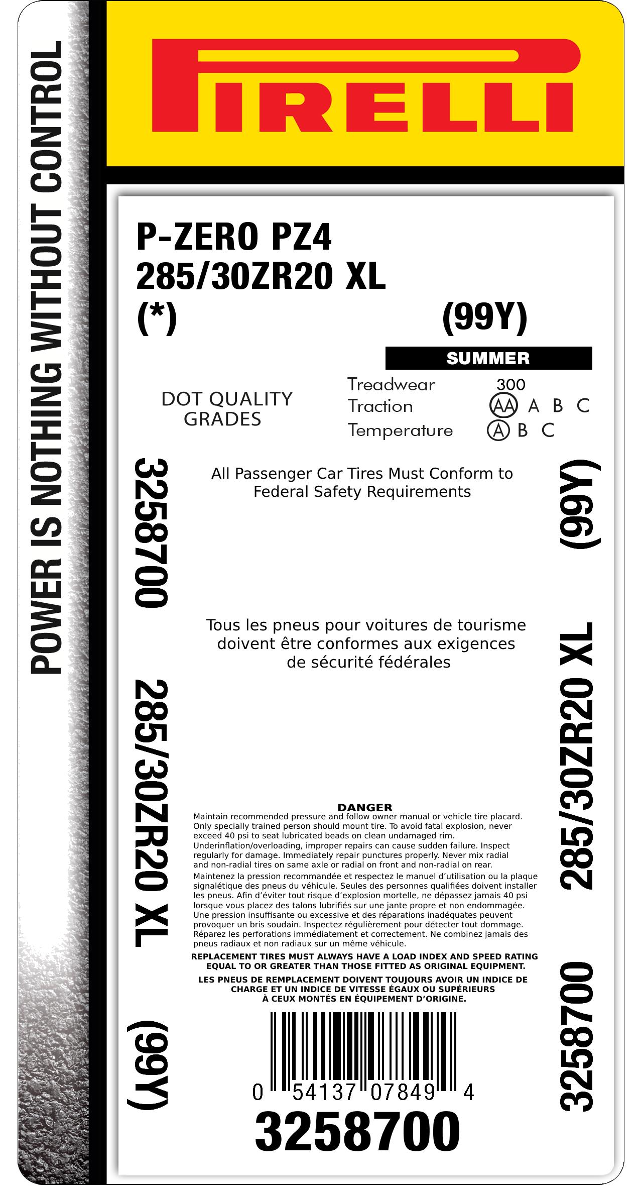 285/30r20 Size Tires: choose the best for your car | Pirelli