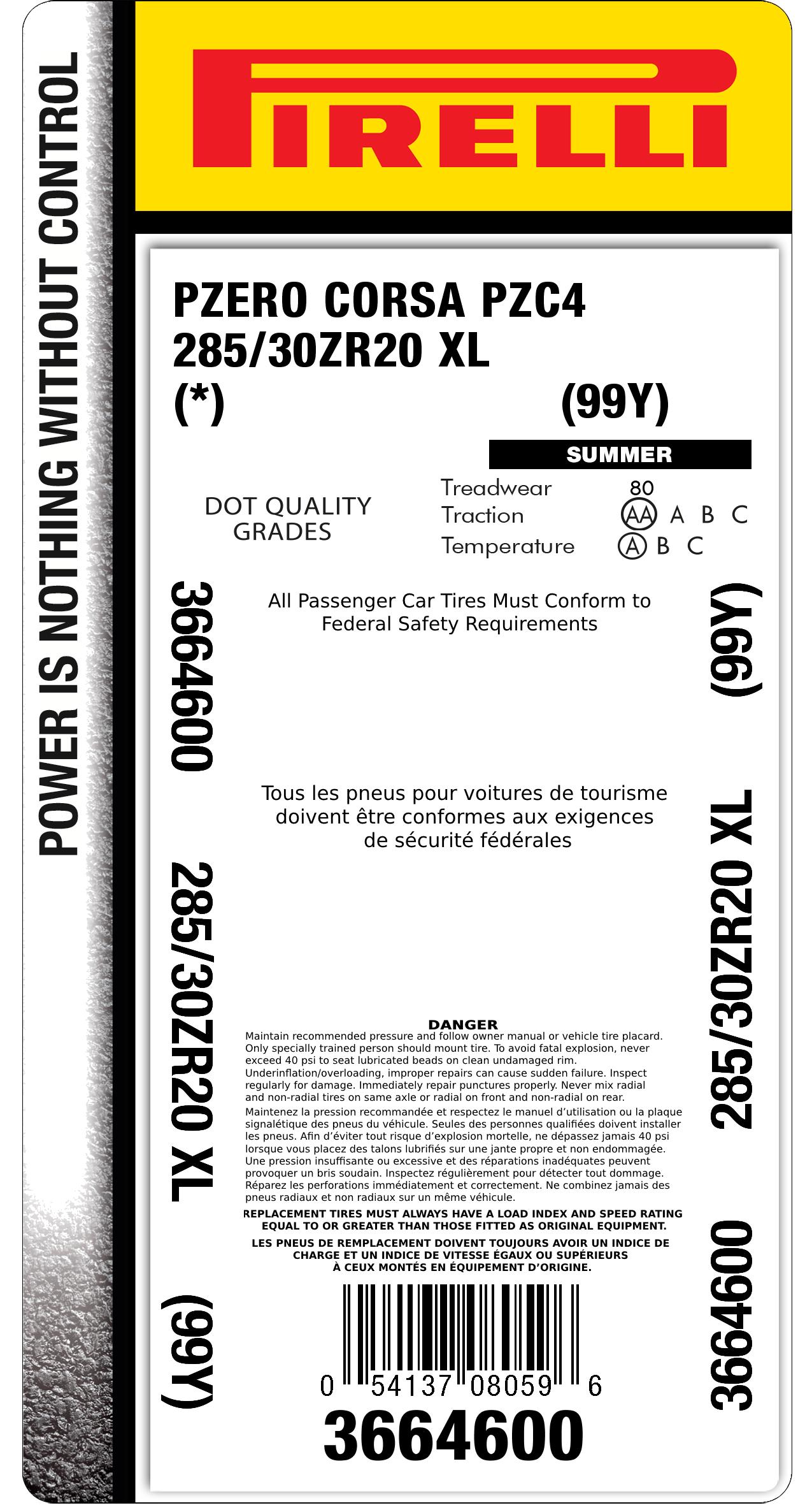 285/30r20 Size Tires: choose the best for your car | Pirelli