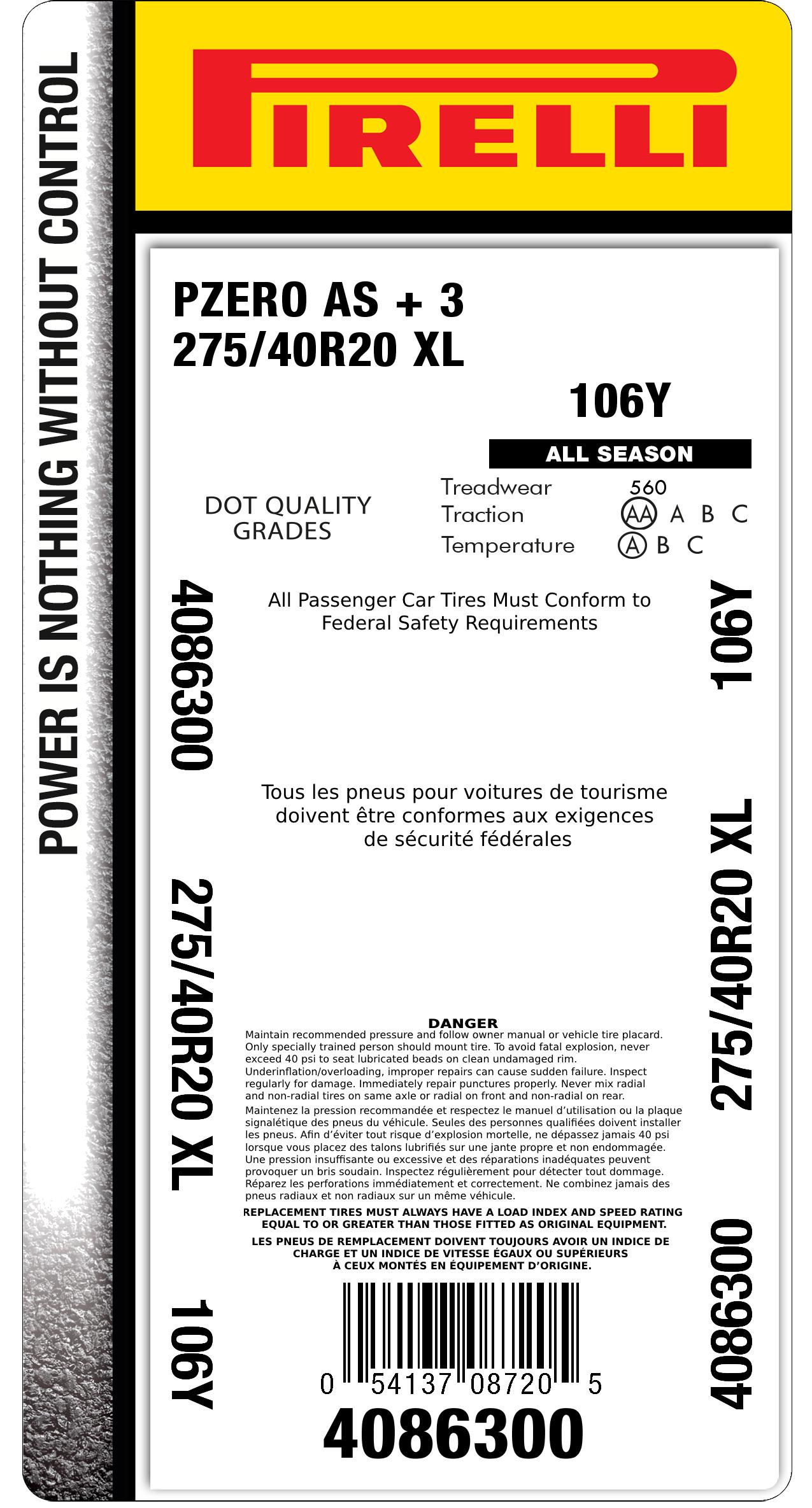 275/40r20 Size Tires: choose the best for your car | Pirelli