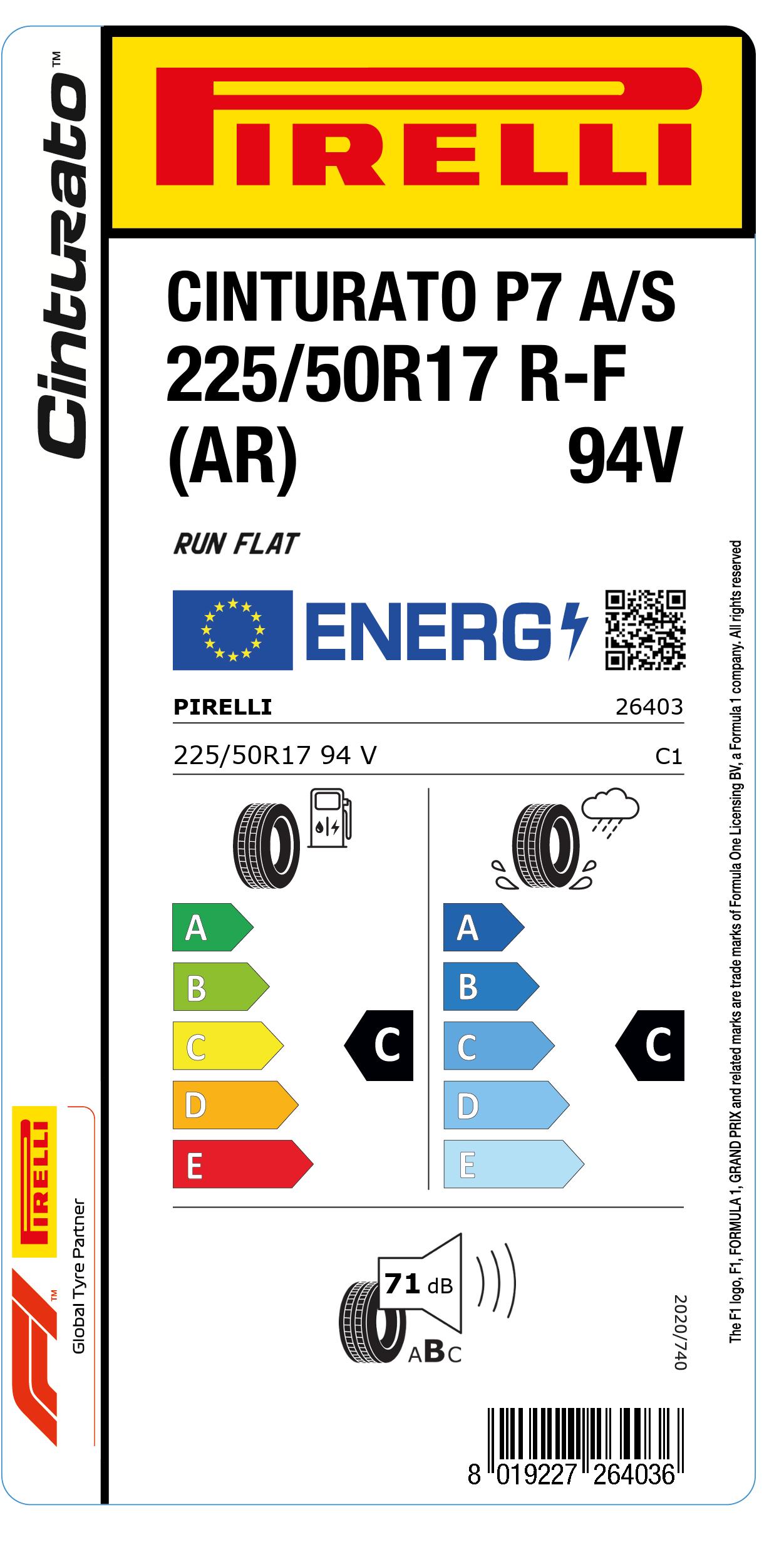 PIRELLI CINTURATO P7 ALL SEASON (ohne 3PMSF) - Afbeelding 3