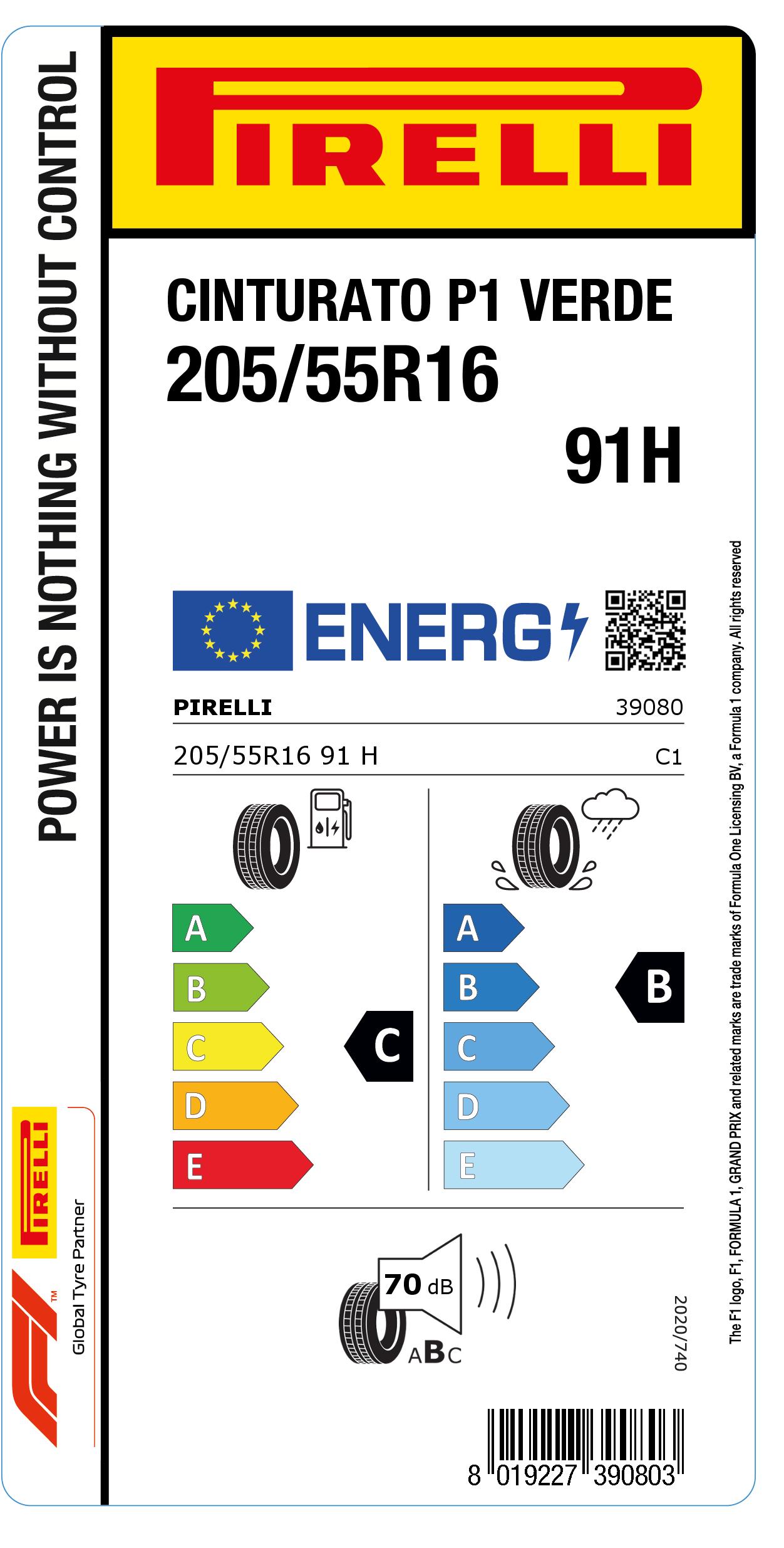 PIRELLI CINTURATO P1 VERDE - Afbeelding 3