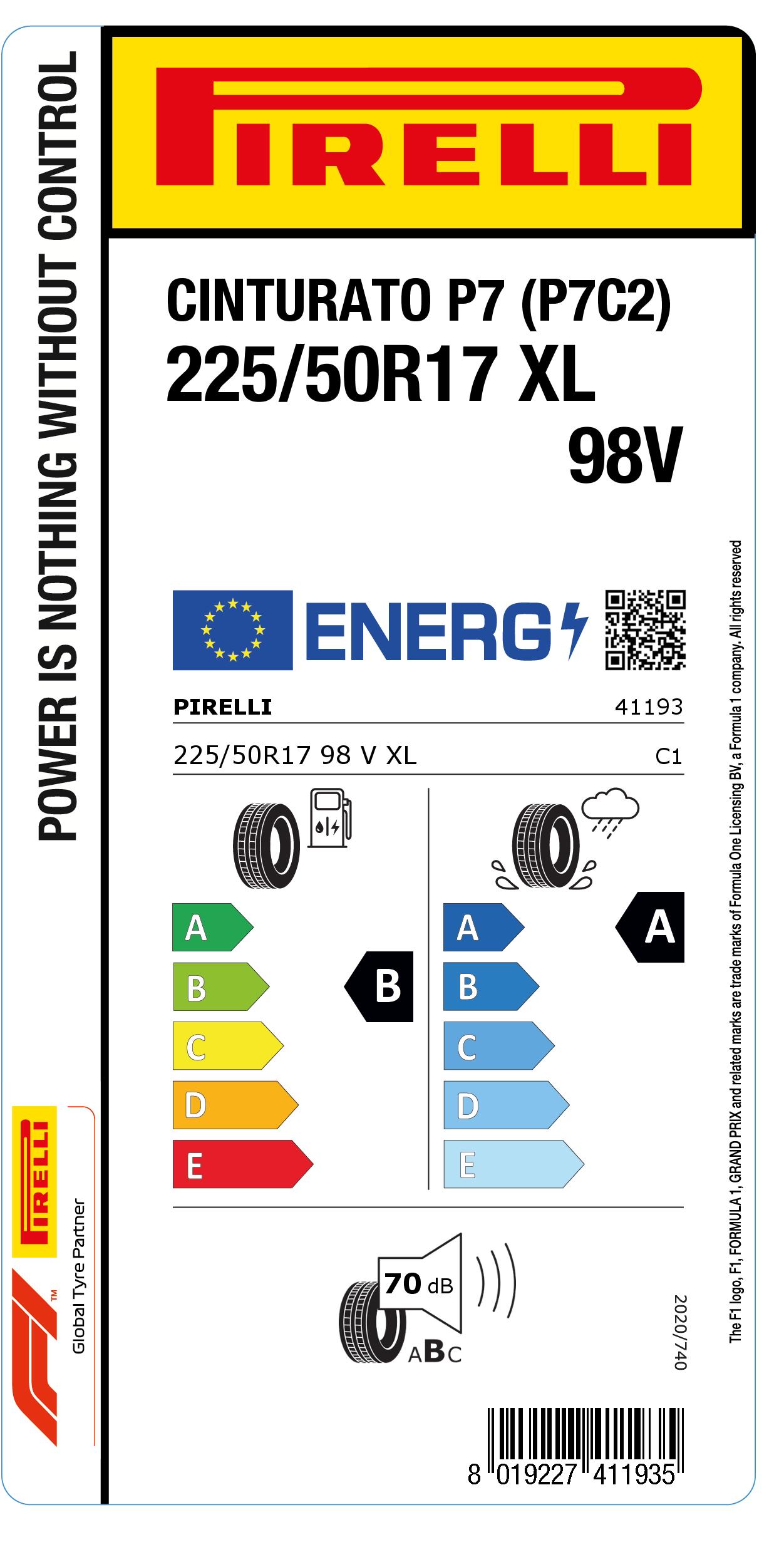 PIRELLI CINTURATO P7 (P7C2) - Afbeelding 3