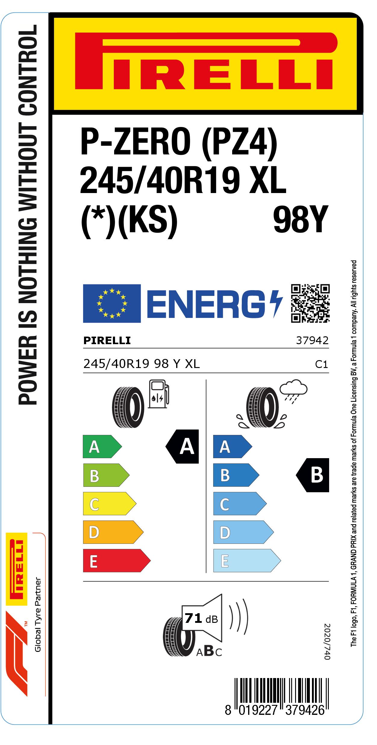 wau bau専用　送料込み245/40ZR19 PIRELLI P ZERO 楽天市場】245／40r19 p zeroの通販