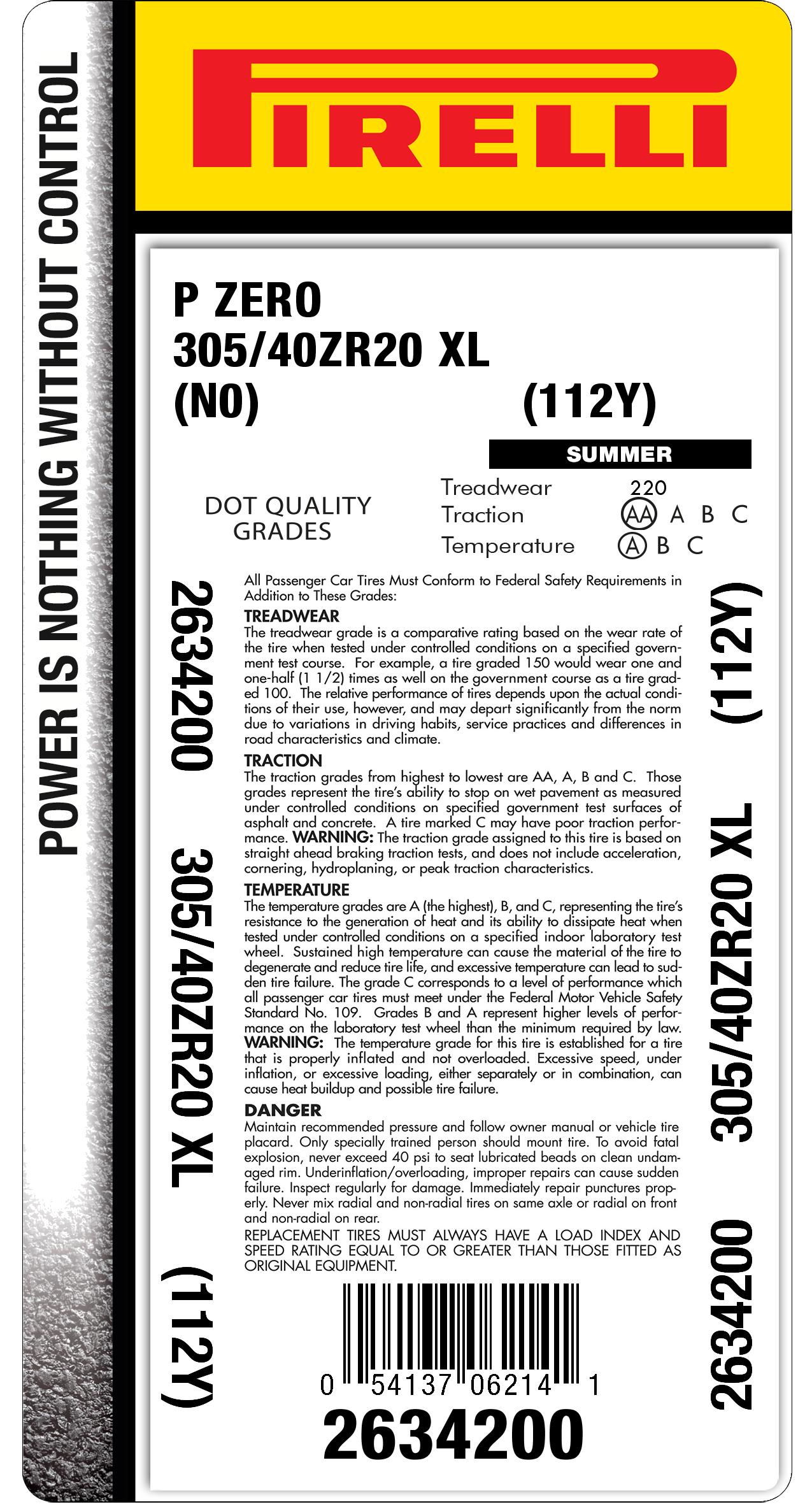 2本以上で送料無料 サマータイヤ 305/40R20 112Y XL ピレリ P ゼロ PZ4 SUV ラグジュアリー ランフラット ★ BMW承認 P ZERO PZ4 SUV LUXURY r-f 正規品 タイヤ交換対象2本 サマータイヤ 305&frasl;40ZR20 (112Y) XL