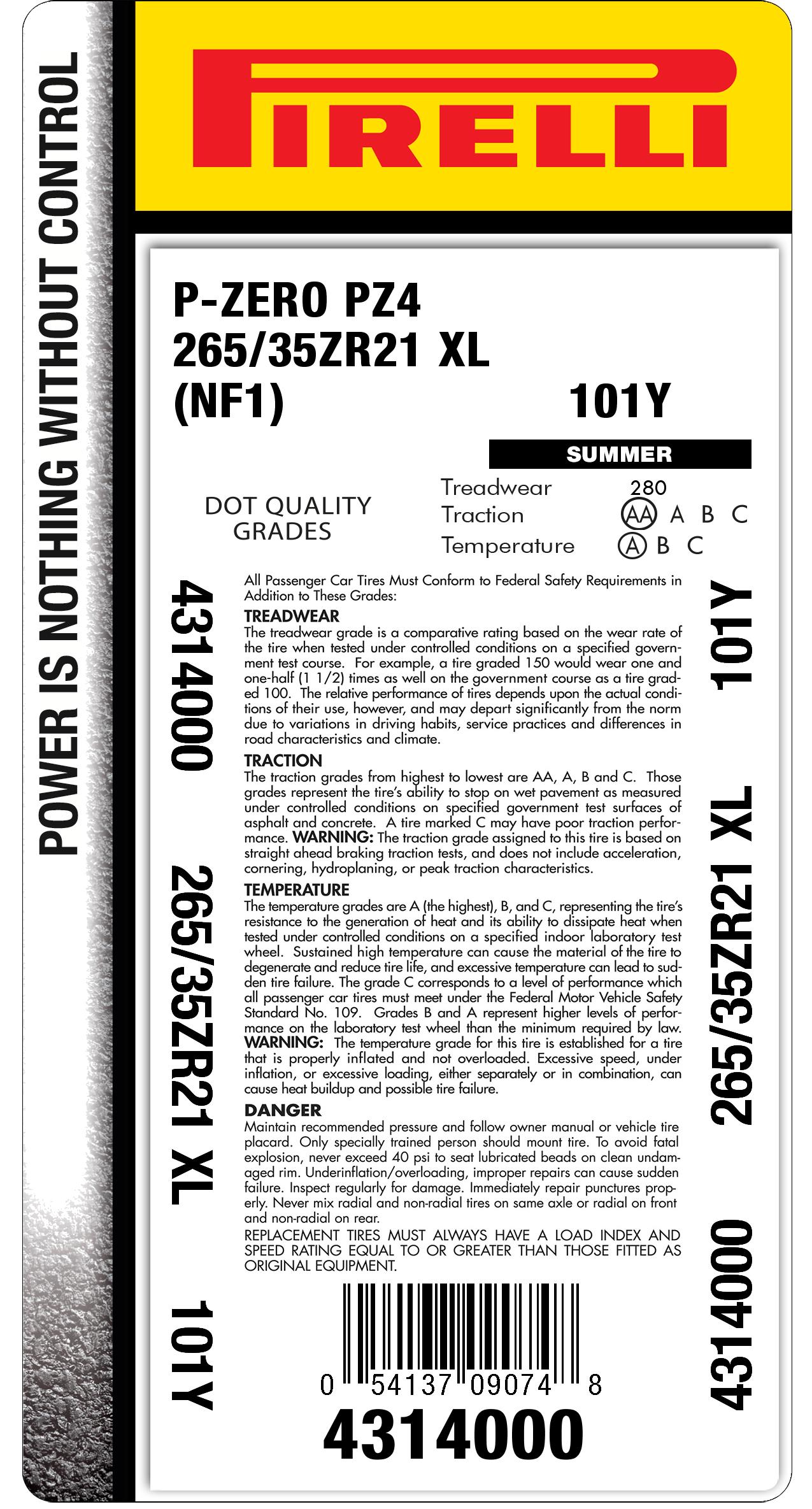 専用ページ(*^^*) 265/35r21 LUCID tire | Pirelli