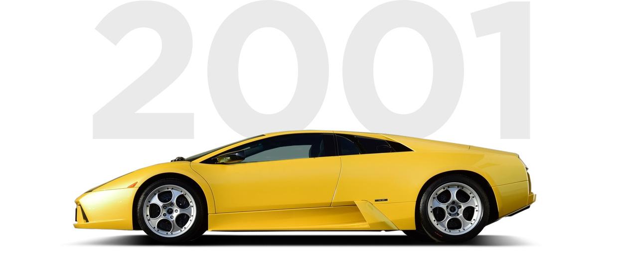 Pirelli & Lamborghini through history 2001