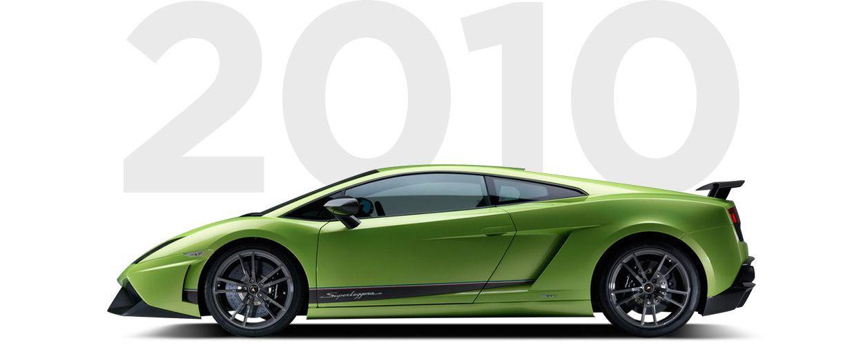 Pirelli & Lamborghini through history 2010