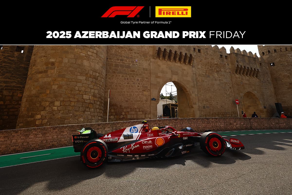 VERMELHO É A COR DOMINANTE NO PRIMEIRO DIA EM BAKU